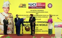 Sultan Nazrin Shah graces cycling showpiece in Nilai