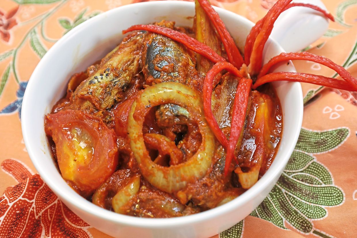 This simple sardine sambal goes well with rice, bread or chapati. — SAMUEL ONG/The Star