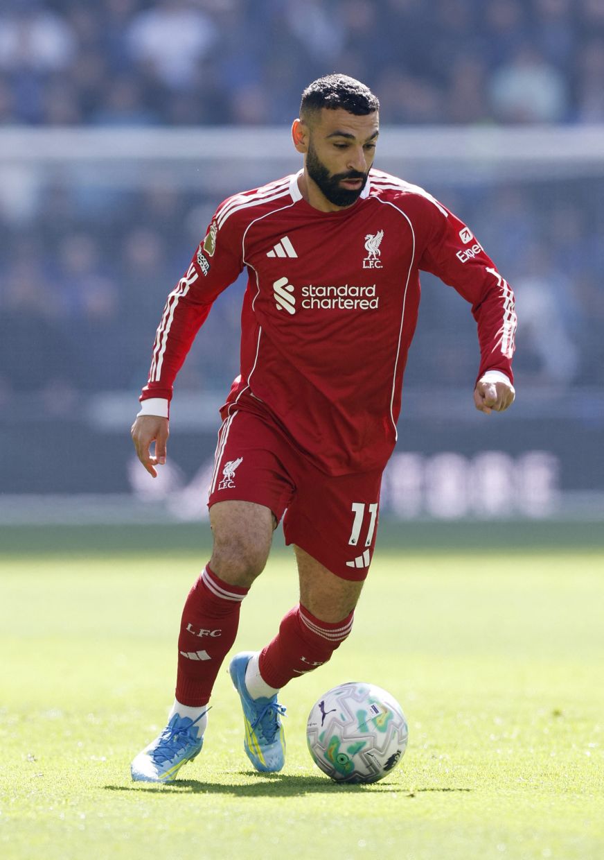 Salah hasfoundsome form lately. — Reuters