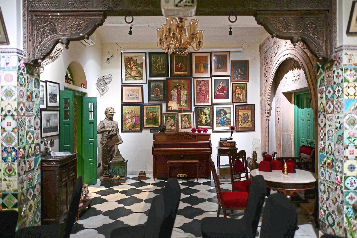 Art collectibles and heritage exhibits are presented at Kathika, a 19th-century haveli repurposed as a cultural centre and museum. Photo: AFP 