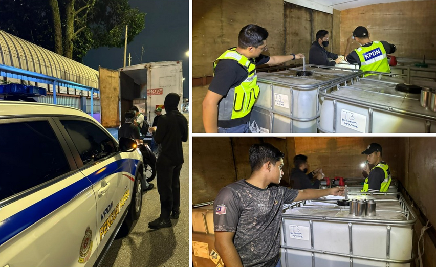 The total value of the seizure, including the vehicle, equipment and other items, is estimated at RM52,000.