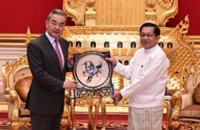 China FM tells Myanmar leader Beijing will back its security, sovereignty