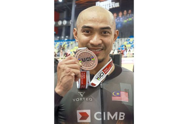 The Pocket Rocketman defied the odds to back up his keirin gold with a bronze.