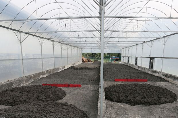 IWK’s organic fertiliser facility, which produces fertiliser derived from biosolids from sewage treatment plants.