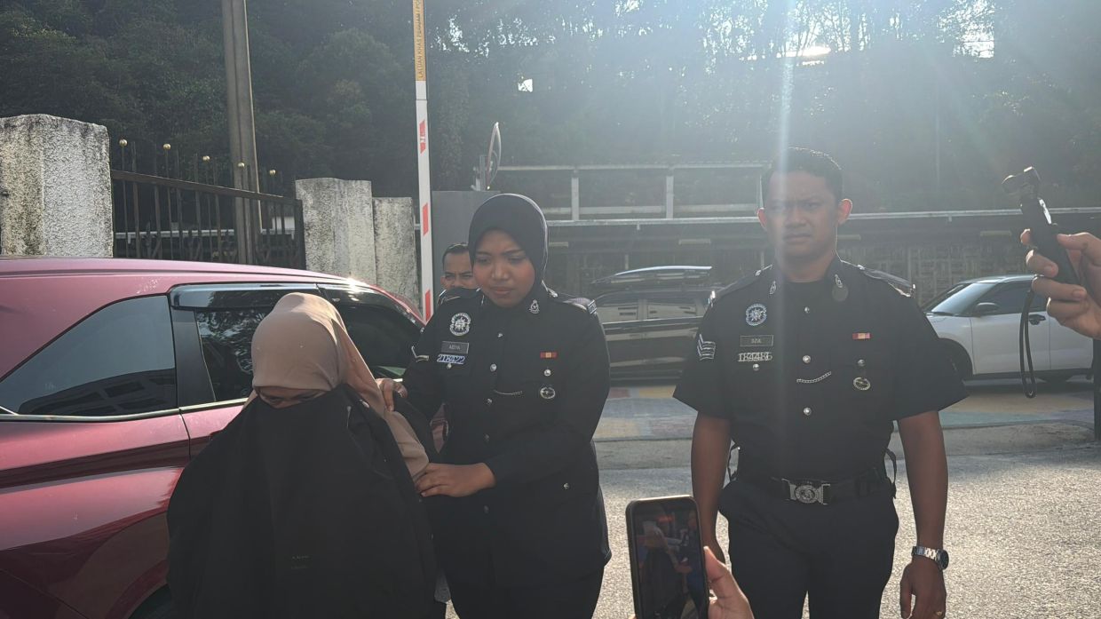 The offence is said to have taken place at the auxiliary police unit and admission registration counter area of the hospital on April 21.