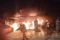 Two terrace houses, four vehicles damaged in PJ fire