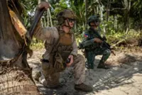 Philippines and US stage counter-landing drills with allies near South China Sea