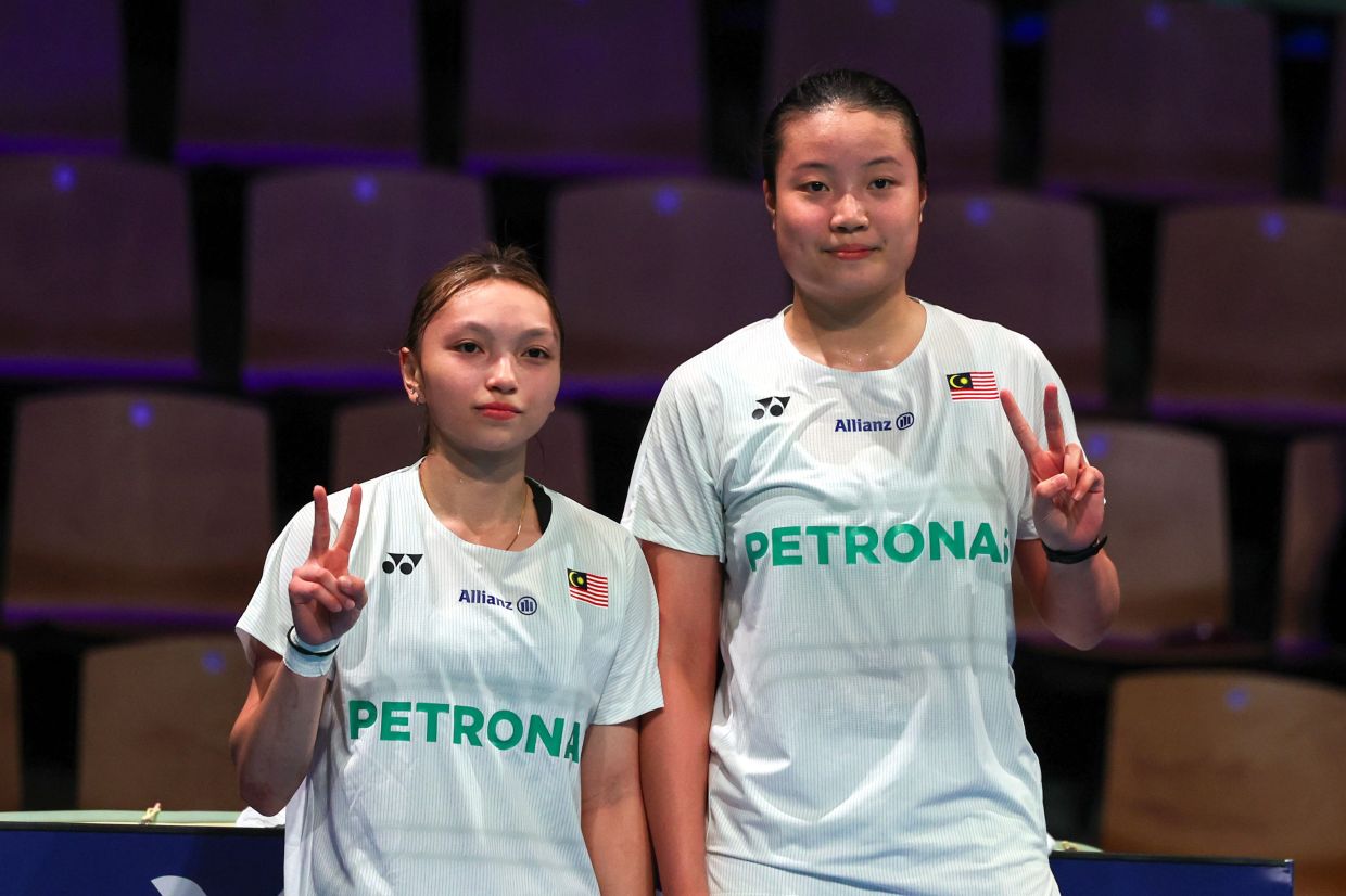 Low Zi Yu and Noraqilah Maisarah Ramdan. - Bernama