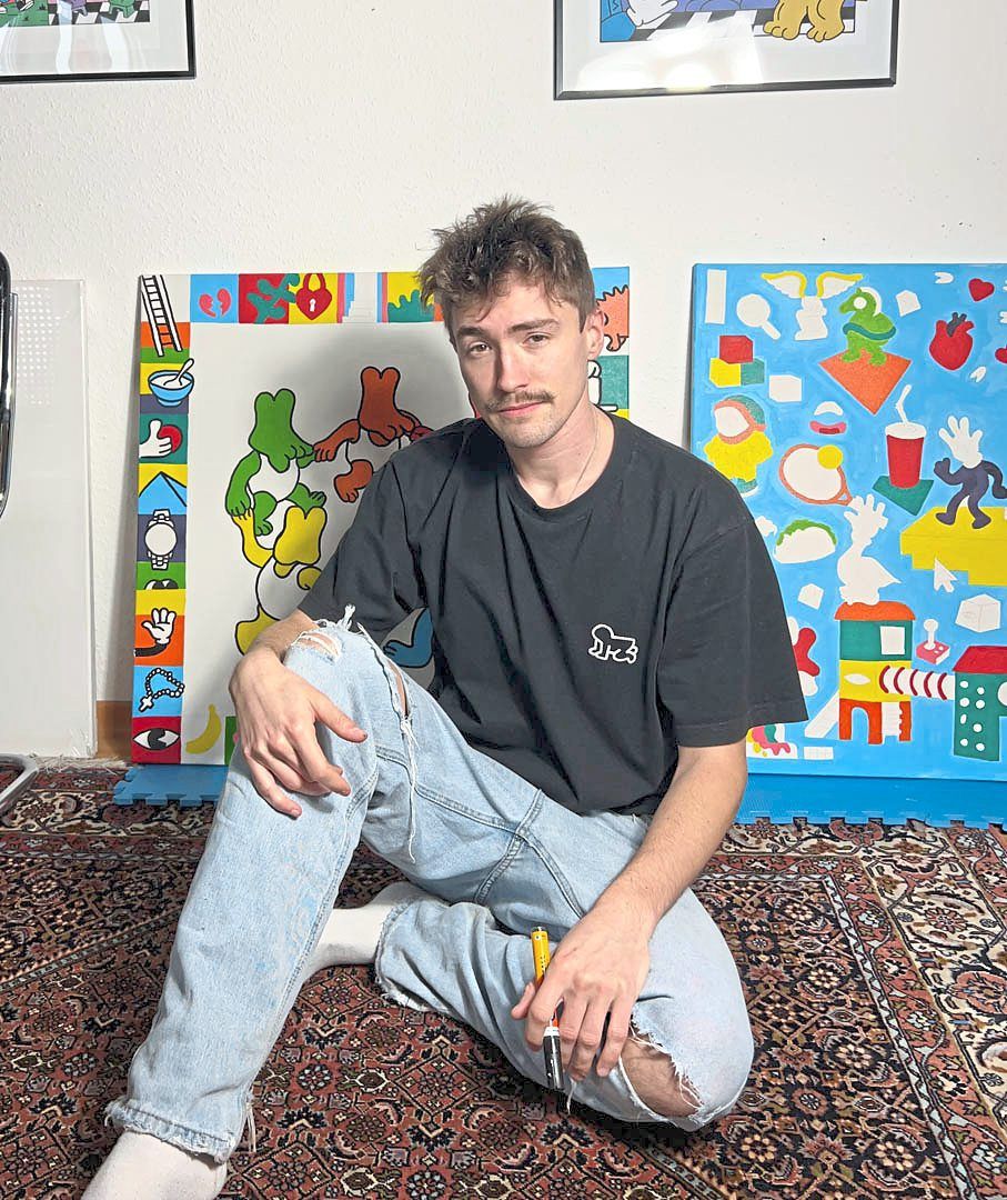 German artist Huelz, whose work bridges the analogue and digital worlds, is among the international artists at this year’s festival. Photo: KILF