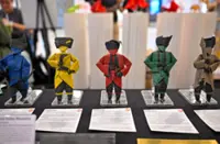 This Malaysian youth turns origami into figures of legendary Malay warriors