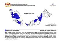 MetMalaysia warns of thunderstorms in several states until 9pm (April 28)