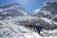 Climbers open Everest route past dangerous ice block
