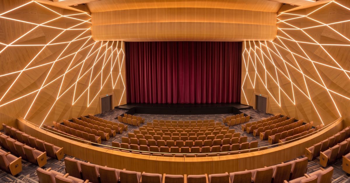 A view of the 1,200-seat Proscenium Theatre at the Jeffrey Cheah Performing Arts Centre (JCPAC), which is set to open at Sunway Square in August. Photo: JCPAC