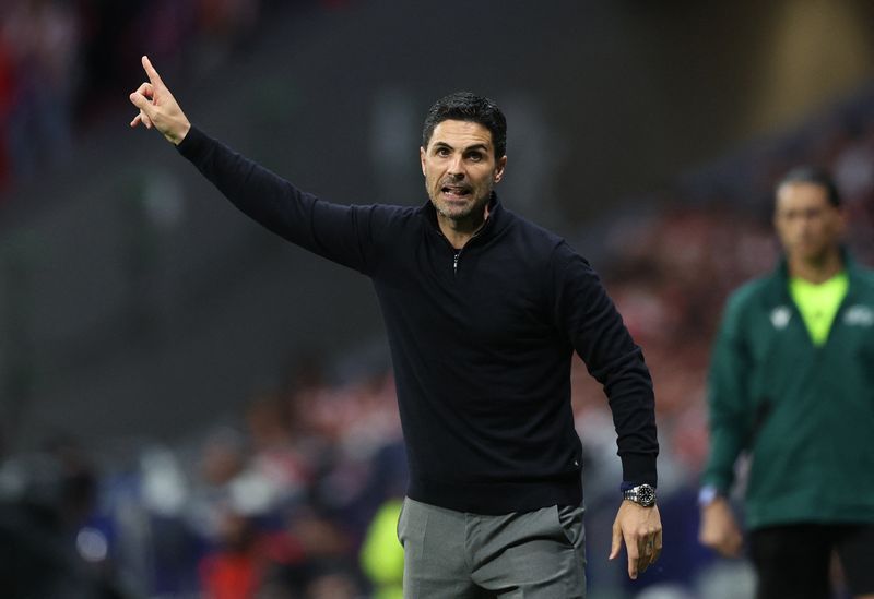 Soccer-Arteta fumes after Arsenal have penalty overturned against Atletico