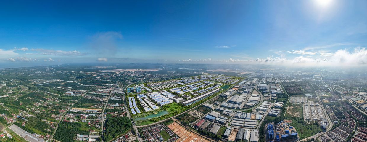 The BBR Business Park is a 399.83ha (988-acre) industrial development strategically located to connect businesses to key logistics hubs, with direct access to WCE, NKVE highways, close to Port Klang.