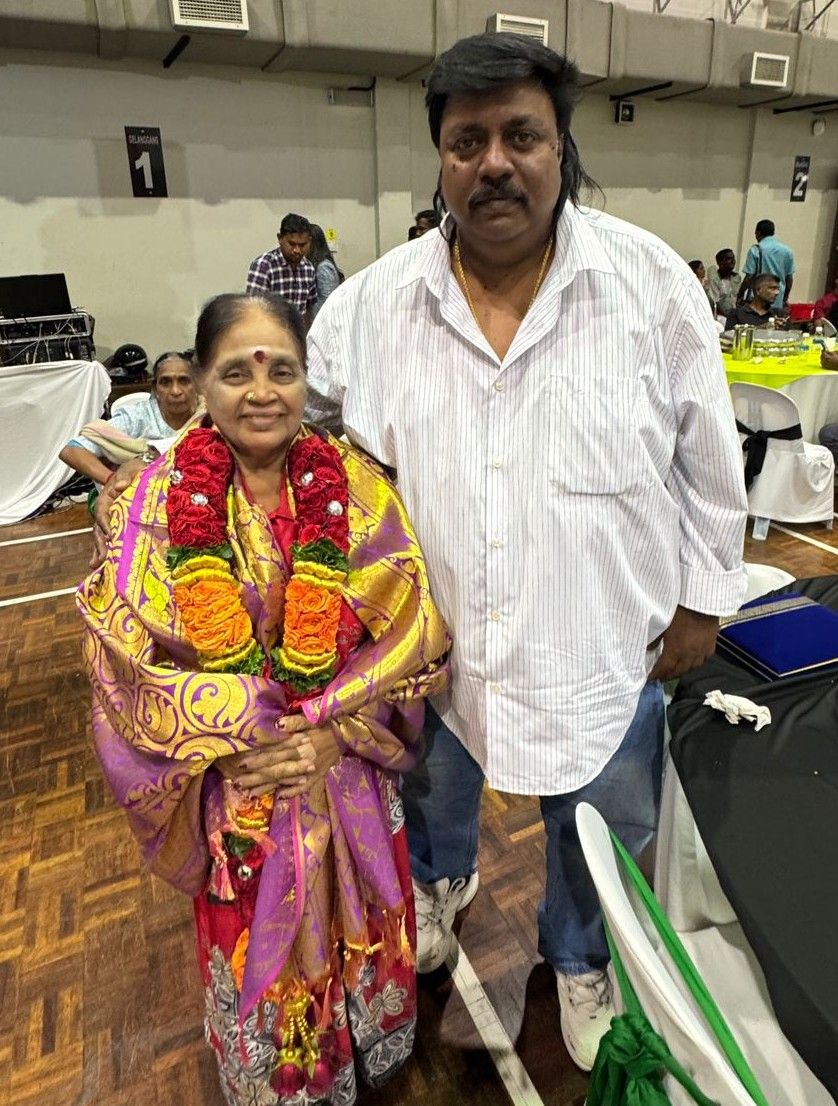Saravanan (right) and Danapackiam remain newspaper vendors to this day. Photo: Saravanan Manickam