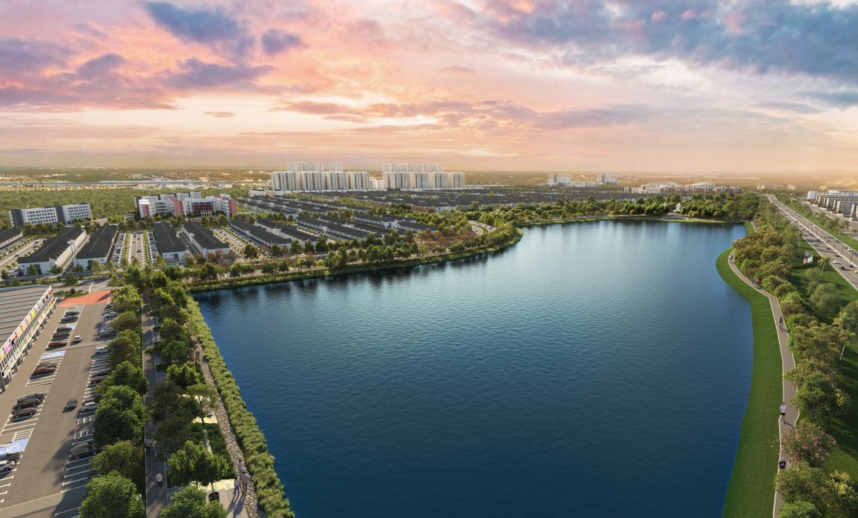 The 24.28-hectare (60‑acre) Wetland Townpark, one of the largest townparks of its kind in the region.