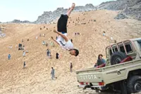 This mountainside in Afghanistan offers thrill and tranquil for visitors