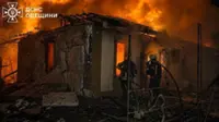 Russian drones strike Ukraine's Odesa overnight, wounding 18, officials say