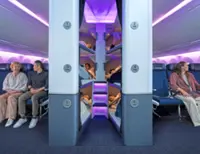 This airline offers bunk beds for its long-haul flights, but they come with rules