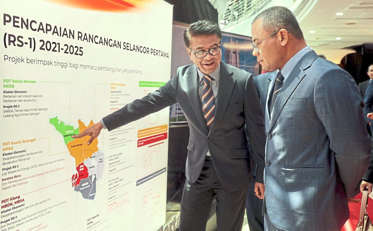 The First Selangor Plan (RS-1) is on track with 79% of overall targets achieved, according to the state government.