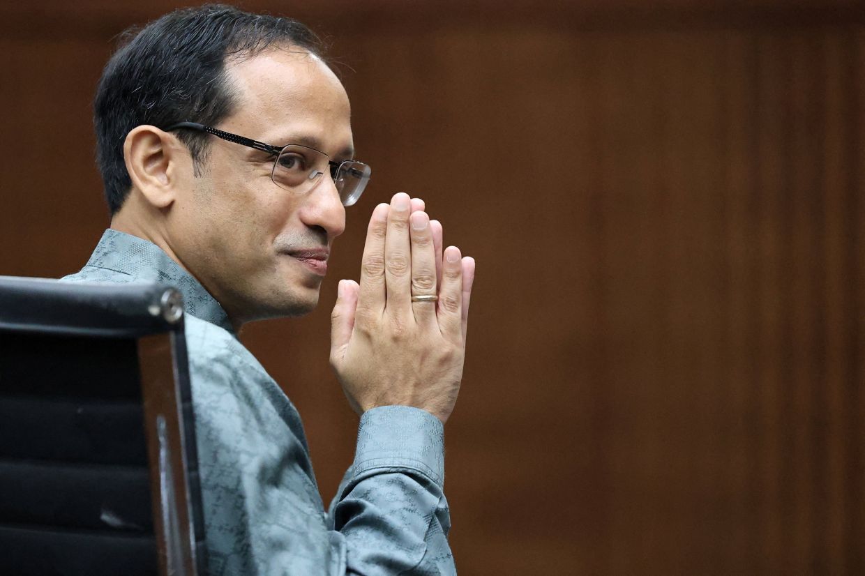 The case involves Indonesia's former education minister and the co-founder of startup Gojek, Nadiem Makarim, who is currently standing trial.