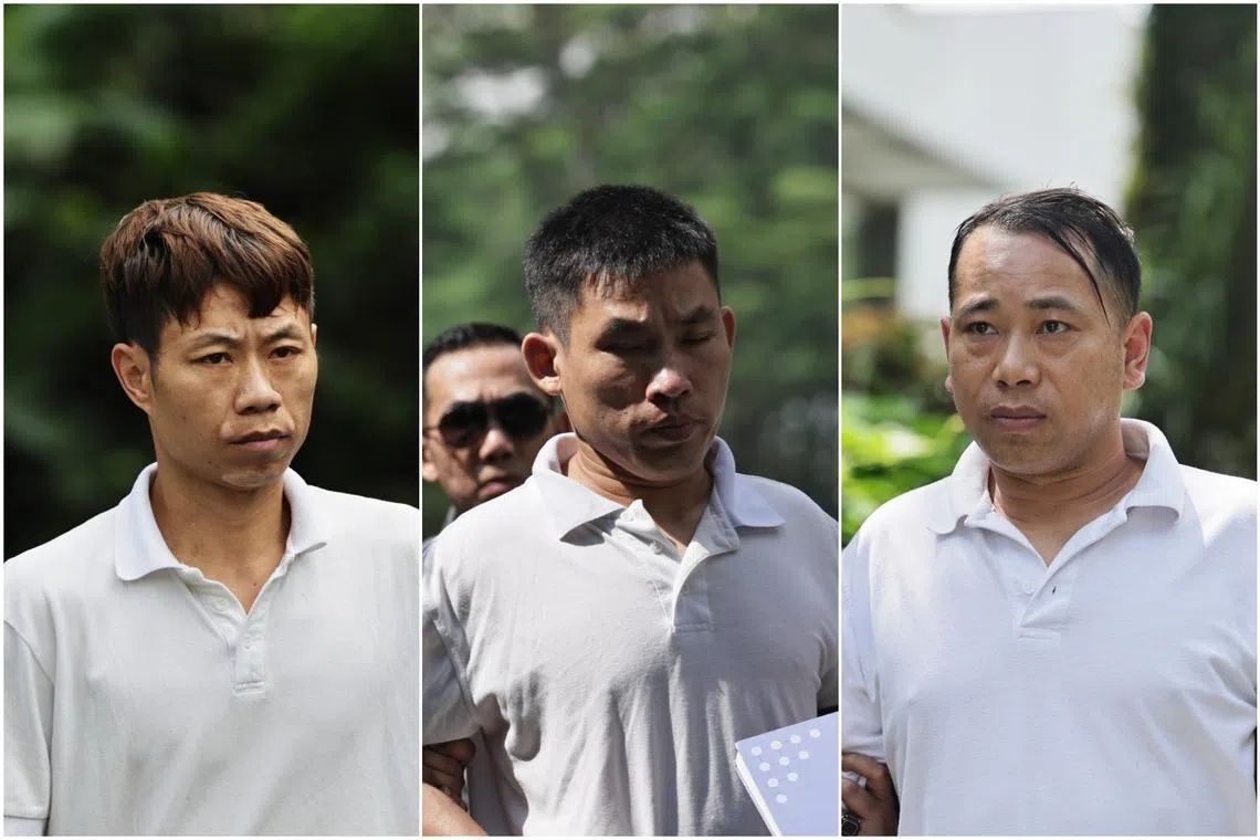 Some among the six men, reportedly from the same Guizhou province in China, even made three trips to Singapore with the intention of committing housebreaking.