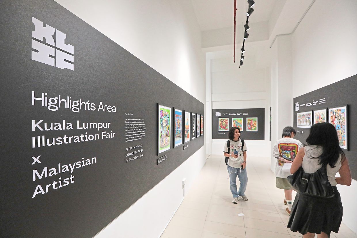 Taking over GMBB, KL Illustration Fair 2026 brings together hundreds of local artists and the newly formed South-East Asia Illustration Council in a collective showcase for the global stage. Photo: The Star/Yap Chee Hong