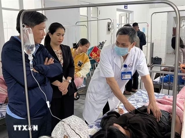 The hospital said patients have received intravenous fluids, oral rehydration, antibiotics and intensive treatment.