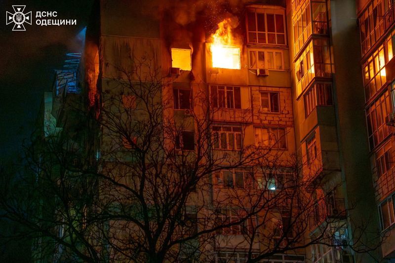 Russia pounds Ukraine with drones in daytime attack