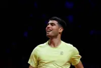 Tennis-Alcaraz watches from sidelines as teenage brother shines in Madrid