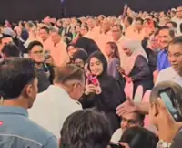 PM arrives at Labour Day celebration at Unifi Arena