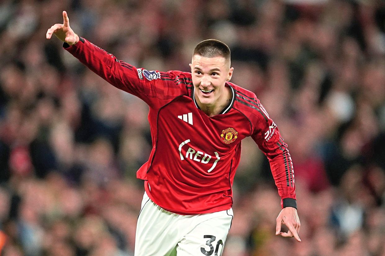 Man United’s Sesko has been in good form and could be a huge threat tomorrow. — AFP 