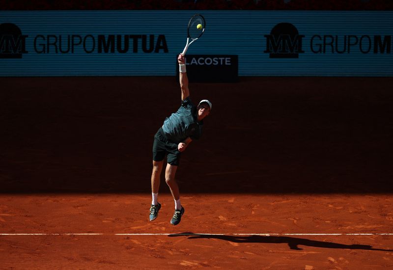 Tennis-Sinner says adrenaline drives him past fatigue in run to Madrid final