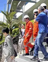 Japan’s ex-PM Kishida inspects LNG plant in Philippines