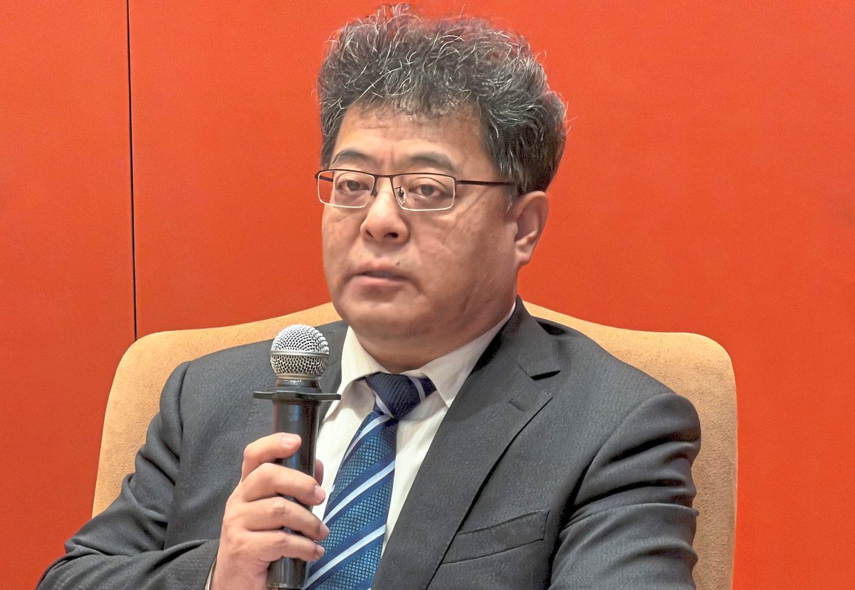 Prof Liu telling journalists in Beijing that Putrajaya Vision 2040 must be backed by ‘landmark achievements’ if it is to carry real weight for the Asia-Pacific.