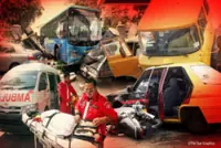 13 injured in head-on crash in western Japan involving junior high school students