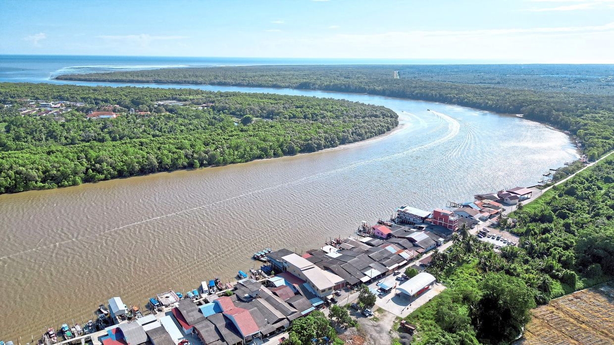 Bagan Sungai Yu in Kuala Selangor district, rich with coastal charm and offering insight into life of a fishing village. — Filepic