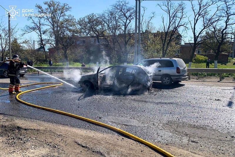 A Russian missile strike on the town of Merefa in Ukraine’s Kharkiv region killed five people and injured several others, Ukrainian officials said.