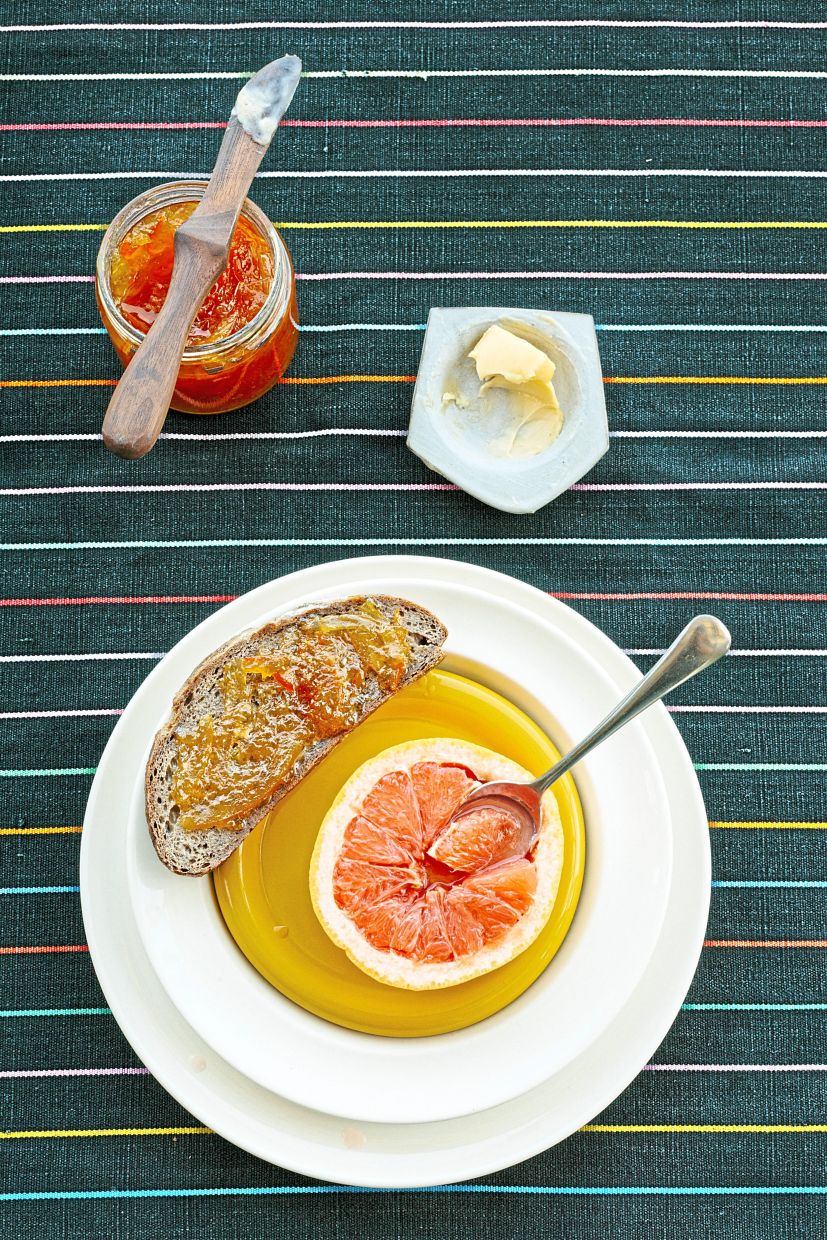 Combining special tableware with homemade food is one of the most ­intimate, kind and supportive acts, Pamer describes. 