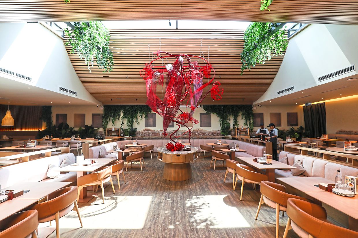 The eatery is expansive and can easily cater to over 100 people.