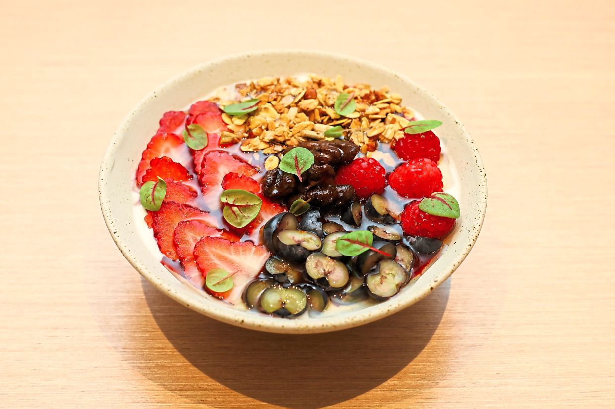 This yoghurt-based breakfast bowl is a light yet satiating charmer.