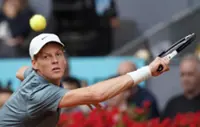Tennis-Sinner thrashes Zverev in Madrid to claim record fifth successive Masters title