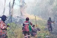 Massive fire in Brunei affects seven hectares of land