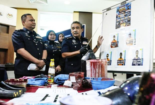 Police have detained five suspects, including a married couple believed to be members of 