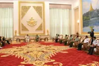 Myanmar Commander-in-Chief meets Indian Navy Chief to boost bilateral military cooperation