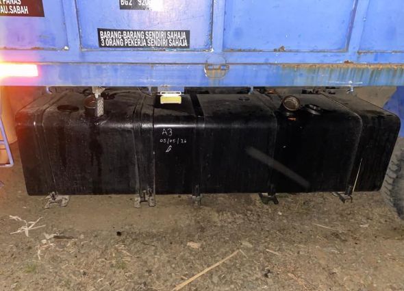 The lorry, carrying about 1,350 litres of diesel, was seized along with equipment believed to have been used in the smuggling operation.