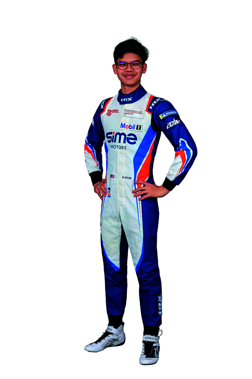 Naquib started his motorsports journey in sim racing in 2020, where he developed technical precision, discipline and an instinctive understanding of performance driving. Photos: Porsche Malaysia