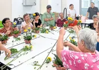 Joy, camaraderie bloom in flower-arranging class for 1Razak Mansion folk
