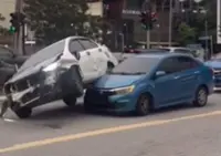 QuickCheck: Did a man cause a major accident on Jalan Ampang while trying to flee the cops?